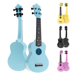 21'' Soprano Ukelele Uke Hawaii Guitar 4 Strings for Children Kids Beginner Toys - Picture 1 of 12