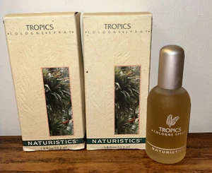 2 Naturistics Tropics Cologne Spray 1.8 fl oz / 53.2 ml box Glass Bottle - Picture 1 of 8