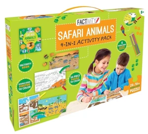 Animali Safari Attività: Confezione Attività 4 in 1 - Foto 1 di 1