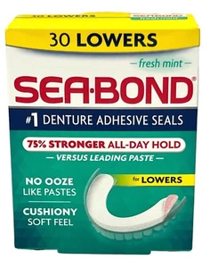Sea Bond sigilli adesivi per protesi inferiori freschi di zecca 30 carati - Foto 1 di 1