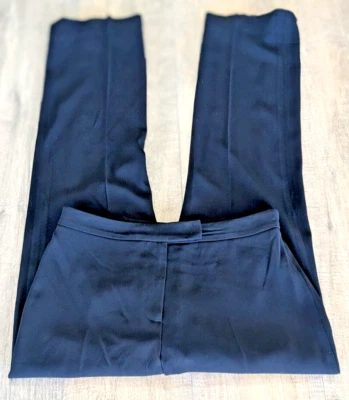 Tahari Dress Pants Womens 4 Black Mid Rise Straight Leg Career Casual Stretch - Image 1 of 4