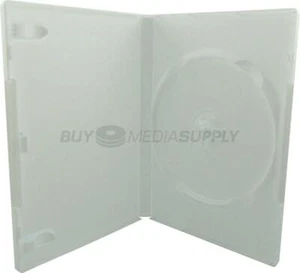 14mm Standard White 1 Disc DVD Case Lot - Picture 1 of 5