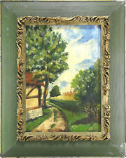 E. Taurines - Sommertag auf dem Land, ca. 1920, Öl/Lwd.; 33x23,5 cm