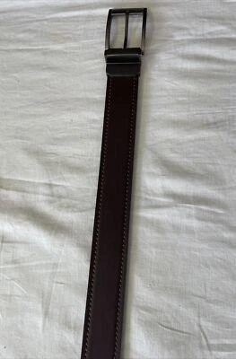 Cinturón Cuero Genuino Marrón Talla 36 Foto 1 de 4