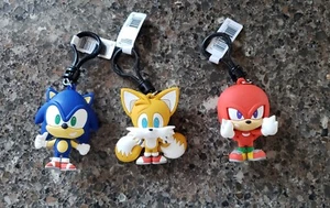 SONIC THE HEDGEHOG (3) SONIC TAILS KNUCKLES FIGUR TASCHE CLIP SERIE 2 KONVOLUT - Bild 1 von 5