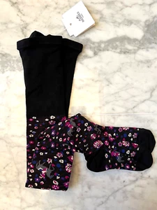 HERMES TABRIZ AUS JACQUARDSTRUMPFHOSEN IN SCHWARZ - GR. M - BRANDNEU MIT ETIKETT!!! - Bild 1 von 8