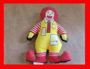 1984 bambola clown peluche in tessuto miniatura Ronald McDonald peluche alta 5 pollici molto bella! - Foto 1 di 2