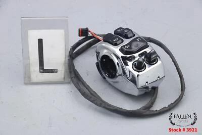 Harley Road Glide CVO 2016 conjunto de interruptor de control izquierdo cromado Foto 1 de 4