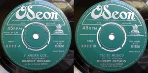 GILBERT BECAUD ET MAINTENANT/TOI, LE MUSICIEN 1962 MEGARARE CHILEAN PRESS ONLY! - Picture 1 of 11