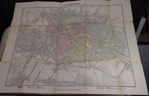 Stadtplan Berlin 1858: Neuester Plan von Berlin, A. Meyer, Maßstab 1:14.000, rar - Bild 1 von 5