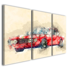 Quadri Automobili Auto Usate Rosa 3d Design By Duudaart