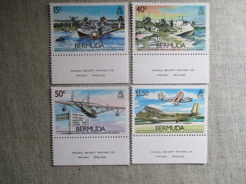 Bermuda, Scott#524-527, MNH Cover