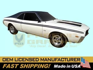 1969 1 2 AMC American Motors Javelin SST Decals & Stripes Kit - Bild 1 von 1