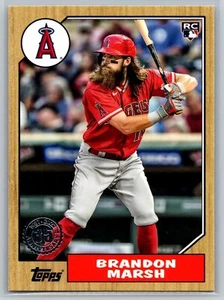 2022 Topps #T87-67 Brandon Marsh Los Angeles Angels KOSTENLOSER VERSAND - Bild 1 von 2