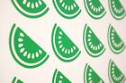 Watermelon Wall Art Vinyl Decals/Stickers - various colours and sizes