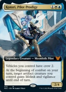 MTG - (Extended Art) KOTORI, PILOT PRODIGY - Neon Dynasty Commander (M) - Foto 1 di 1
