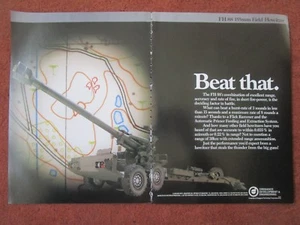 10/1988 PUB SINGAPORE INDUSTRIES CIS ORDNANCE FH 88 155 MM HOWITZER ORIGINAL AD - Picture 1 of 1