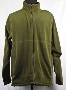 Free World 320g Fleece Zip-Front Olive Green Jacke Herren XL - Bild 1 von 4