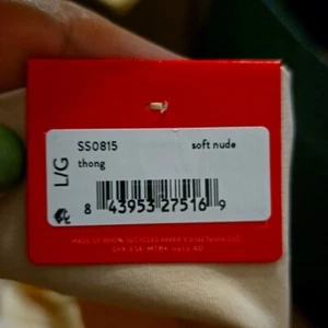 SPANX THONG SIZE LARGE SOFT NUDE - Picture 1 of 5