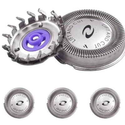 3 testine di rasatura da uomo per rasoio elettrico Philips HQ4 HQ55 HQ40 HQ851 - Immagine 1 di 4