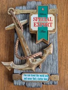 Heileman's SPECIAL EXPORT ANCHOR ROPE PLAK Beer Sign - Picture 1 of 4