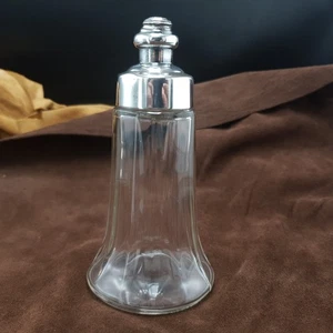 Saupoudreuse Cristal et métal argenté La Parfaite Bté SGDG Art Déco Début XXe - Photo 1/11