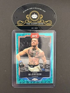 UFC 2025 Topps Chrome Conor McGregor (Teal Lazer Refractor) #101 - Bild 1 von 2