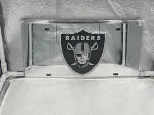Targa taglio laser riflettente argento Las Vegas Raiders NFL Wincraft - Foto 1 di 1