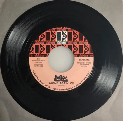 LOVE - Arthur Lee / Alone Again Or & A House Is Not a Motel / Elektra 45 / NM Foto 1 de 4