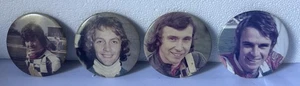 Vintage Speedway Ride Badges X 4 - Picture 1 of 5