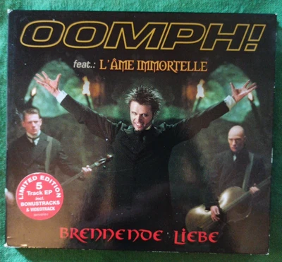 Oomph! - Brennende Liebe (Feat. L'âme Immortelle)  (5 Track Maxi CD) Digipak - Bild 1 von 3