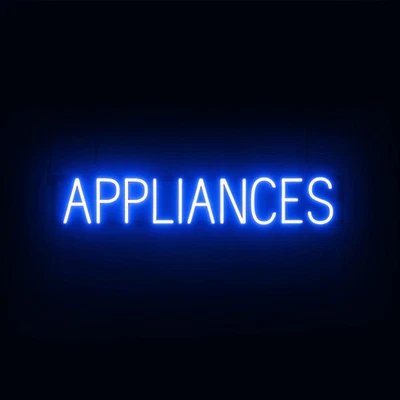 SpellBrite APPLIANCES Sign | Neon Sign Look, LED Light | 36.0" x 6.3" - Image 1 of 4