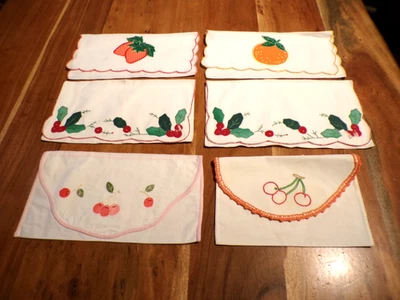 Linge ancien  Lot de 6 Porte serviette différents - Photo 1/4