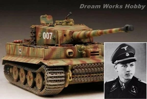 Trompetista construido ganador del premio 1/35 ACE Michael Wittmann Tiger I Late Zimmerit + PE - Imagen 1 de 14