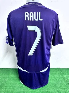 MAGLIA REAL MADRID RAUL MATCH WORN INDOSSATA SHIRT JERSEY CAMISETA 2006/2007 COA - Imagen 1 de 8