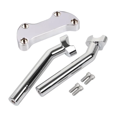 Abrazadera superior elevadores de manillar de 8,5" para Harley Heritage Softail Road King Sportster Foto 1 de 4