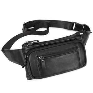 Marsupio in pelle per uomo donna, borsa da cintura moda marsupio piccolo crossbod... - Foto 1 di 7