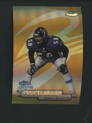1998 Fleer Brilliants 24kt Gold Missing Serial Number #79TG Peter Boulware - Image 1 of 2