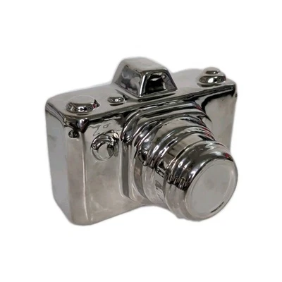 陶瓷复古道具摄影相机铬金属家居装饰“1码”  — 第 1/4 张图片