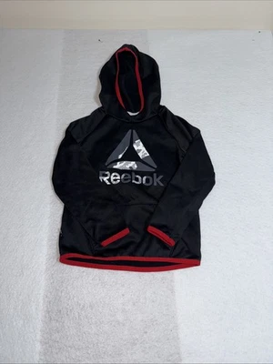 Reebok Hoodie. Boys Sz 7. Black - Image 1 of 4