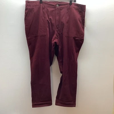 St.John’s Bay Size 22W Autumn Burgundy Pants With Pockets. New With Tags. - Image 1 of 4