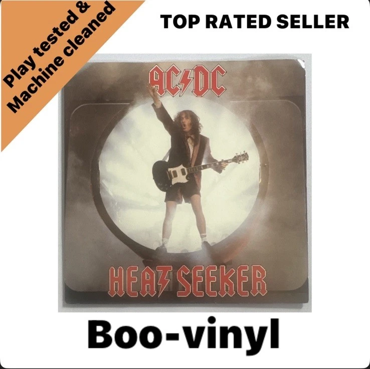 ACDC ~ Heatseeker 7” Vinyl Single 1988 Heavy Metal Excellent Condition - Image 1 of 4