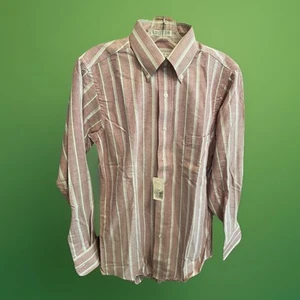 NEW! Van Huesen Editions Dress Shirt Size 14-1/2 (32/33)Poly Cotton. New WTags - Picture 1 of 3