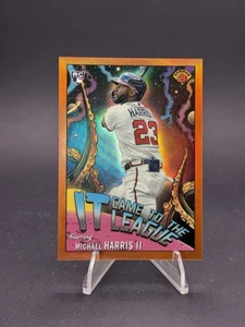 2023 Bowman Chrome It Came to the League True Orange /25 Michael Harris RC Ssp - Bild 1 von 3