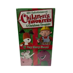 Children's Favorites Christmas Treasure VHS Barney Angelina Kipper Bob New V15 - Picture 1 of 2