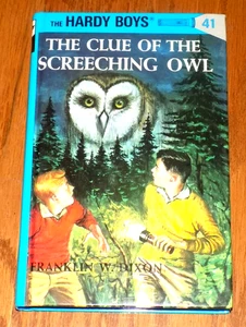 THE CLUE OF THE SCREECHING OWL FRANKLIN W. DIXON #41 Hardy Boys Mystery LN Book - Picture 1 of 3