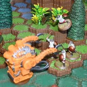 Heroscape: Sacred Band Greeks Wave 4 Zanafor's (4 Figuren & 1 Battle Card) sehr guter Zustand - Bild 1 von 3