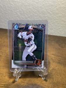 2025 Bowman - Chrome Prospects Aron Estrada #BCP-33 Mojo Refractor (RC) - Picture 1 of 2
