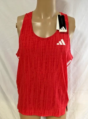 CAMISETA SIN MANGAS ADIDAS RUNNING ADIZERO Singlet Racing JF3462 Mediana M Precio de venta sugerido por el fabricante $70 Foto 1 de 4