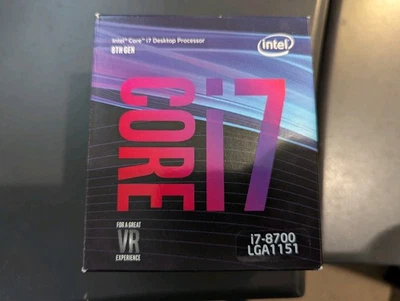 Intel I7 8700 3.2 GHz 6-Core CPU LGA 1151 SR3QS - Image 1 of 3